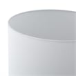 Posh Living Catarina Table Lamp 5ft Power Cord USB Charger White