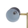 Posh Living Kaylei Floor Lamp 6ft Power Cord Foot Switch 2 Lights Black