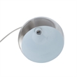 Posh Living Lillia Floor Lamp 6ft Power Cord Marble Stone Base Stainless Steel