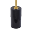 Posh Living Malaika Floor Lamp 6ft Power Cord Marble Stone Base Brass/Black