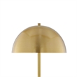 Posh Living Malaika Floor Lamp 6ft Power Cord Marble Stone Base Black