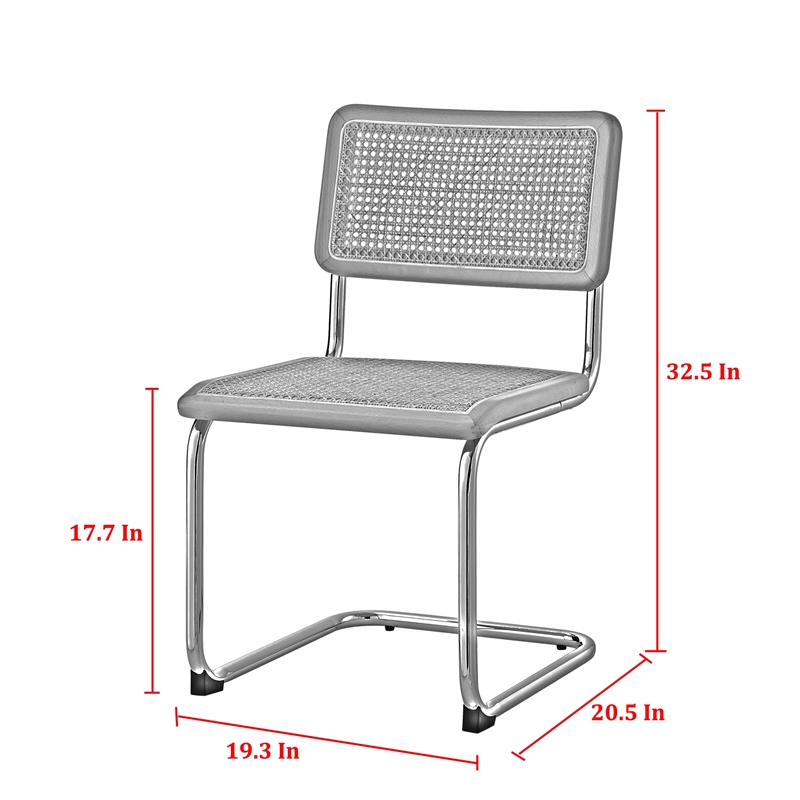 Posh Living Asiyah  Dining Chair (Set of 2) Black