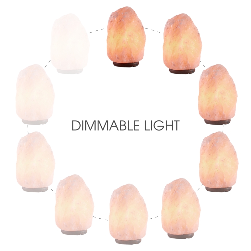 Posh Living Tre Salt Lamp Dimmable Light