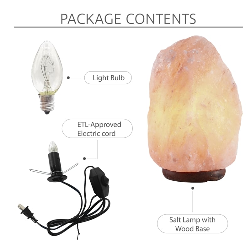 Posh Living Tre Salt Lamp Dimmable Light