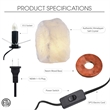 Posh Living Tytan Salt Lamp 8 Color Modes