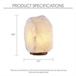 Posh Living Tytan Salt Lamp 8 Color Modes