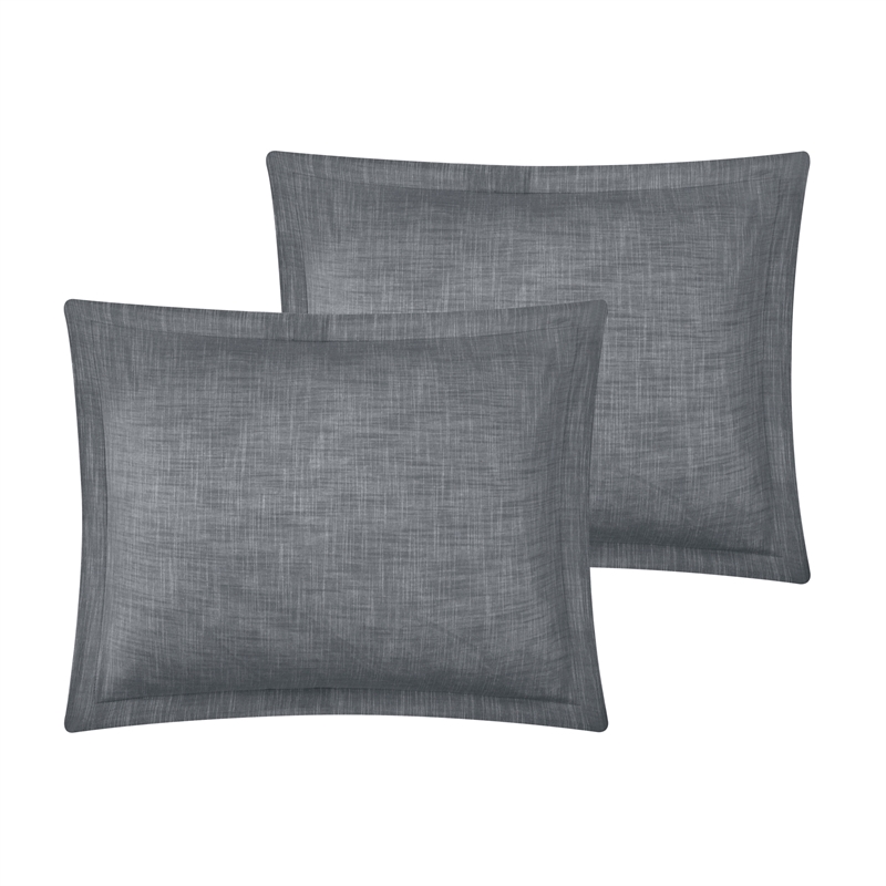 Posh Living Jeter 3pc Full/Queen Comforter Set Denim