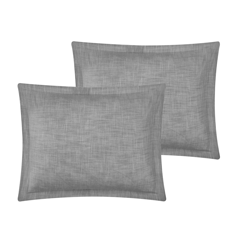 Posh Living Jeter 3pc King/California King Comforter Set Grey
