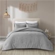 Posh Living Jeter 3pc Full/Queen Comforter Set Grey