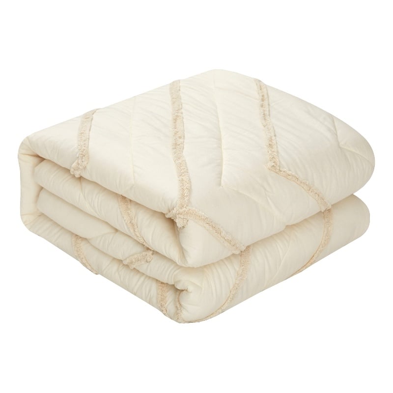 Posh Living Sultan 4pc King/California King Comforter Set Beige