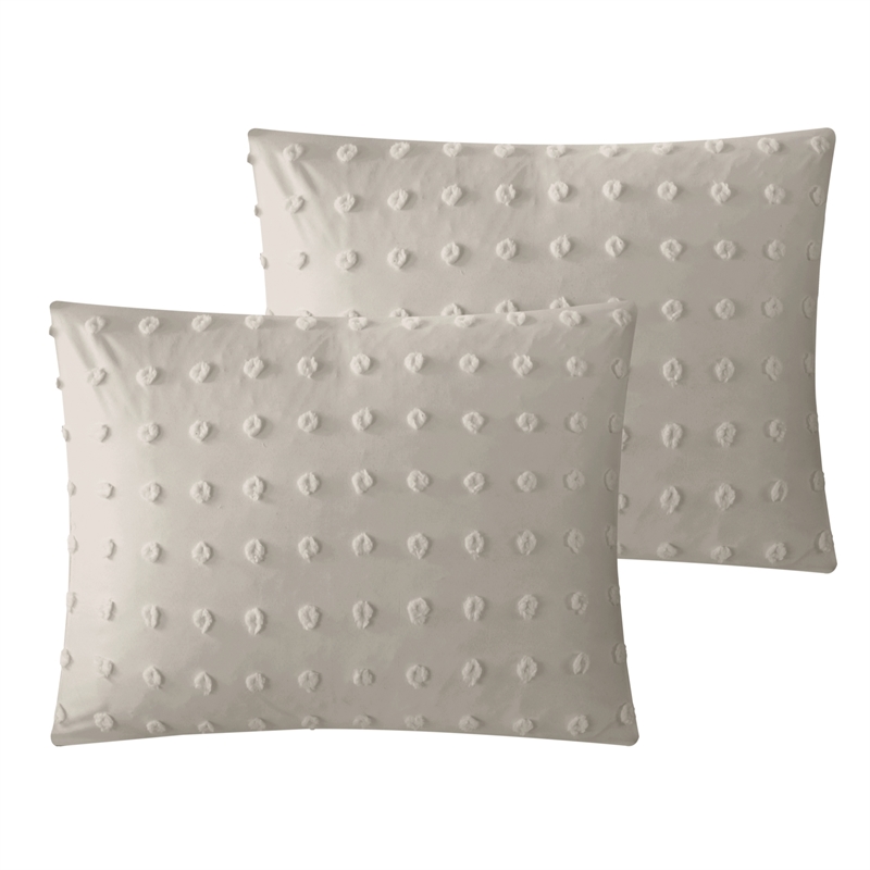 Posh Living Maira 7pc King/California King Duvet Set Beige