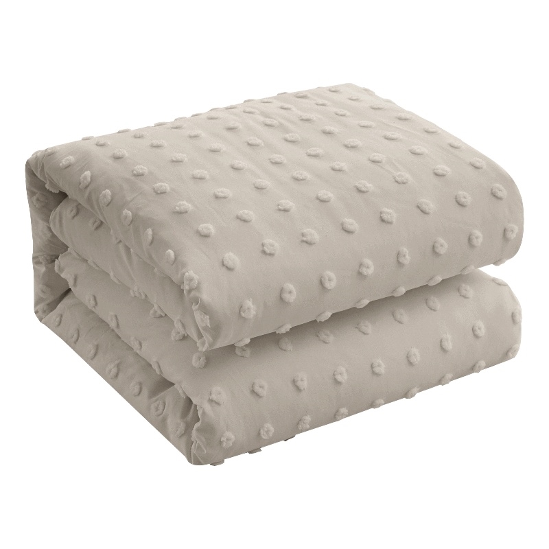 Posh Living Maira 7pc Full/Queen Duvet Set Beige