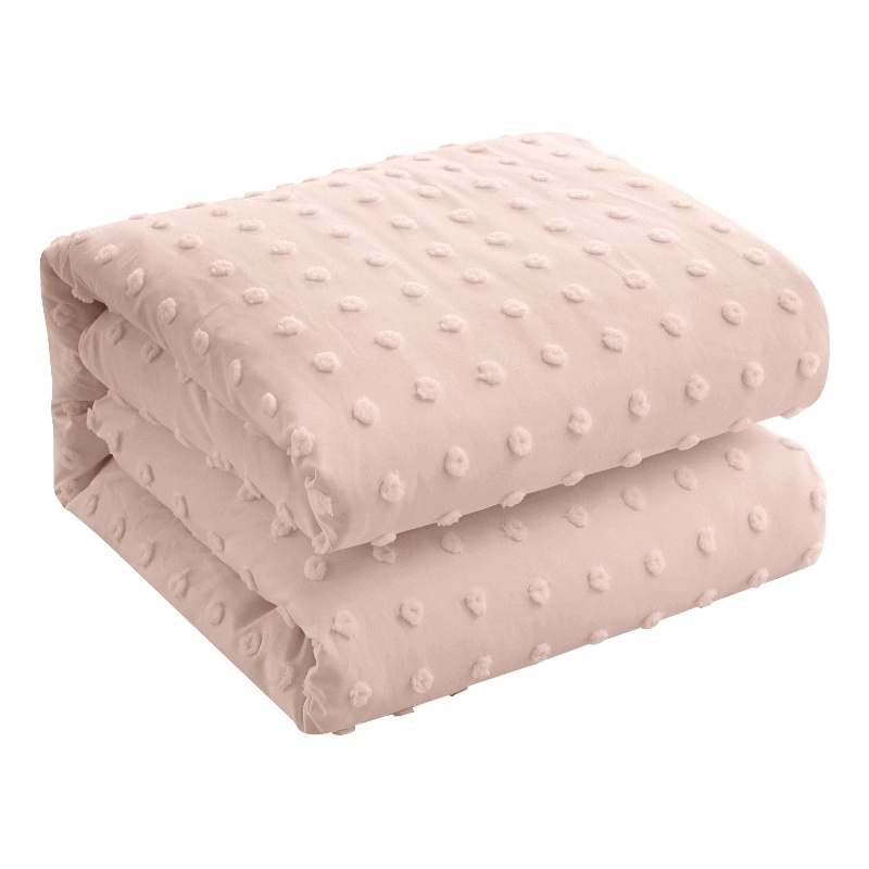 Posh Living Maira 7pc King/California King Duvet Set Blush
