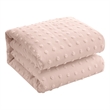 Posh Living Maira 7pc King/California King Duvet Set Blush