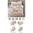Posh Living Maira 7pc Full/Queen Duvet Set Blush