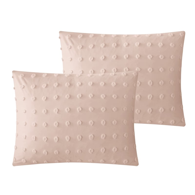 Posh Living Maira 7pc Full/Queen Duvet Set Blush