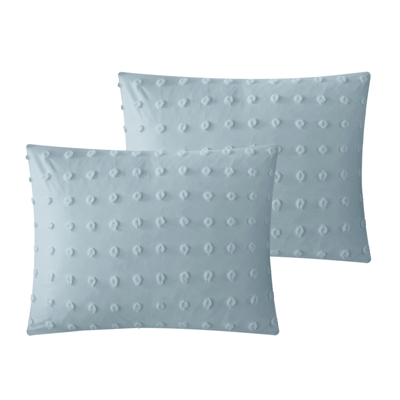 Posh Living Maira 7pc Full/Queen Duvet Set Blue