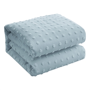 Posh Living Maira 7pc Full/Queen Duvet Set Blue