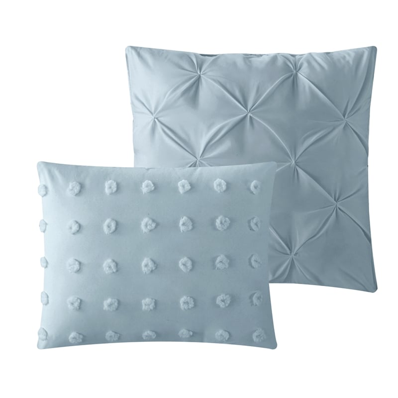 Posh Living Maira 5pc Twin/Twin XL Duvet Set Blue