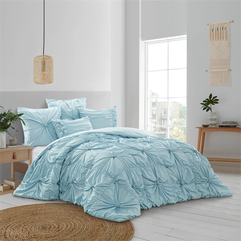 Posh Living Arissa 5pc King/California King Comforter Set Blue