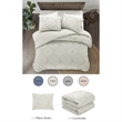 Posh Living Ginger 2pc Twin/Twin XL Comforter Set White