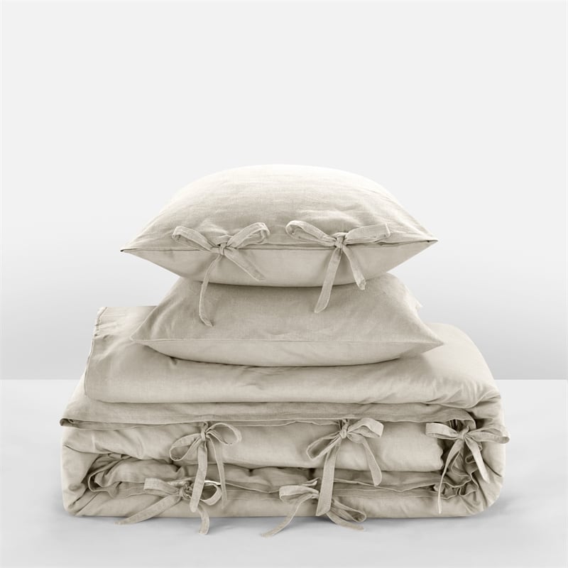 Posh Living Izabela 3pc King/California King Duvet Set Beige