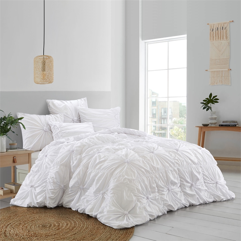 Posh Living Arissa 5pc King/California King Comforter Set White