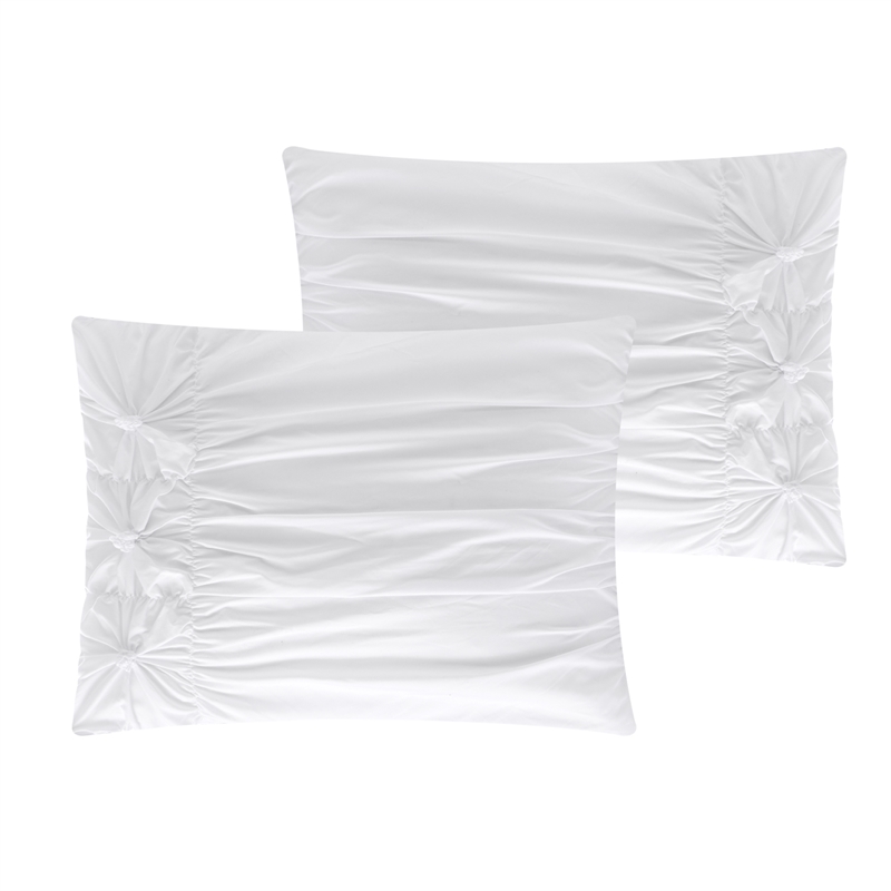Posh Living Arissa 5pc King/California King Comforter Set White
