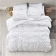 Posh Living Arissa 5pc Full/Queen Comforter Set White