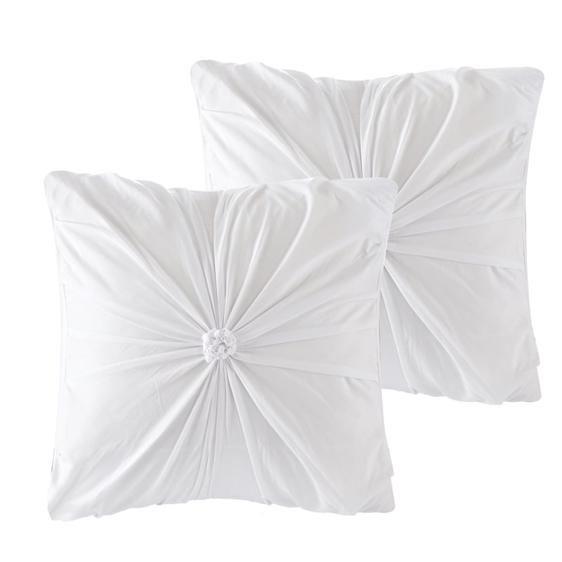 Posh Living Arissa 5pc Full/Queen Comforter Set White