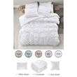 Posh Living Arissa 3pc Twin/Twin XL Comforter Set White