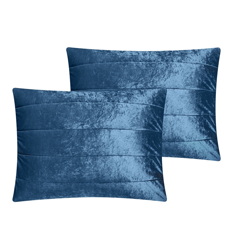 Posh Living Yehudis 3pc Full/Queen Comforter Set Navy