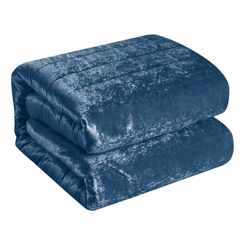 Posh Living Yehudis 3pc Full/Queen Comforter Set Navy