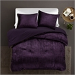 Posh Living Deklin 3pc King/California King Comforter Set Purple