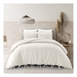 Posh Living Izabela 3pc King/California King Duvet Set Ivory