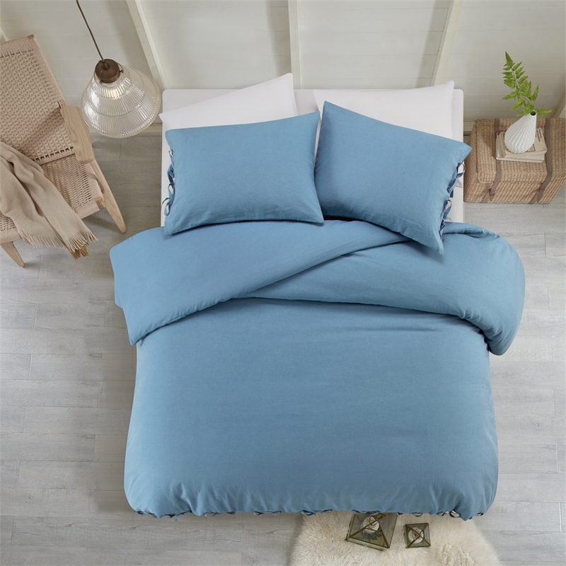 Posh Living Izabela 3pc King/California King Duvet Set Navy