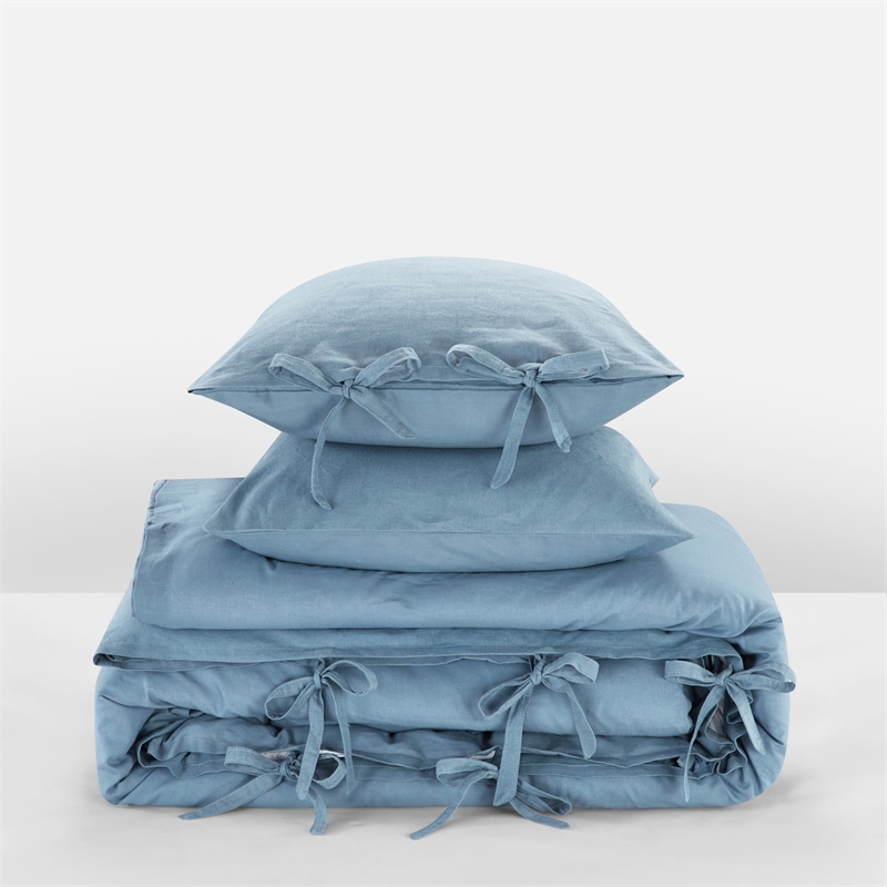 Posh Living Izabela 3pc Full/Queen Duvet Set Navy
