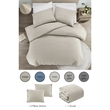 Posh Living Kaiyah 3pc King/California King Duvet Set Beige