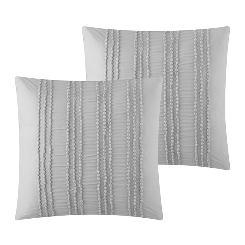 Posh Living Minnie 7pc Full/Queen Duvet Set Grey