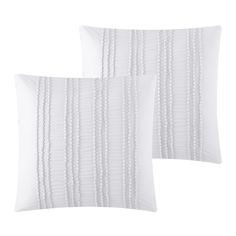 Posh Living Minnie 7pc Full/Queen Duvet Set White