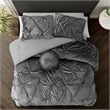 Posh Living Baxter 5pc King/California King Comforter Set Grey