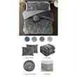 Posh Living Baxter 5pc King/California King Comforter Set Grey