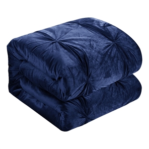 Posh Living Baxter 5pc Full/Queen Comforter Set Navy