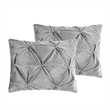 Posh Living Baxter 5pc Full/Queen Comforter Set Silver