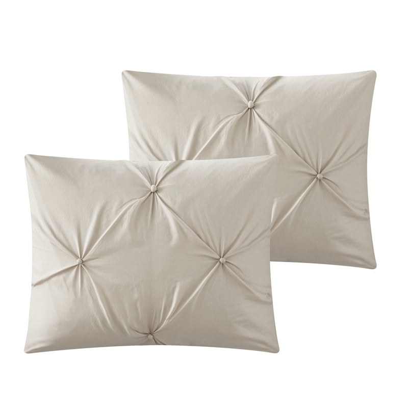 Posh Living Abilene 7pc Full/Queen Comforter Set Beige