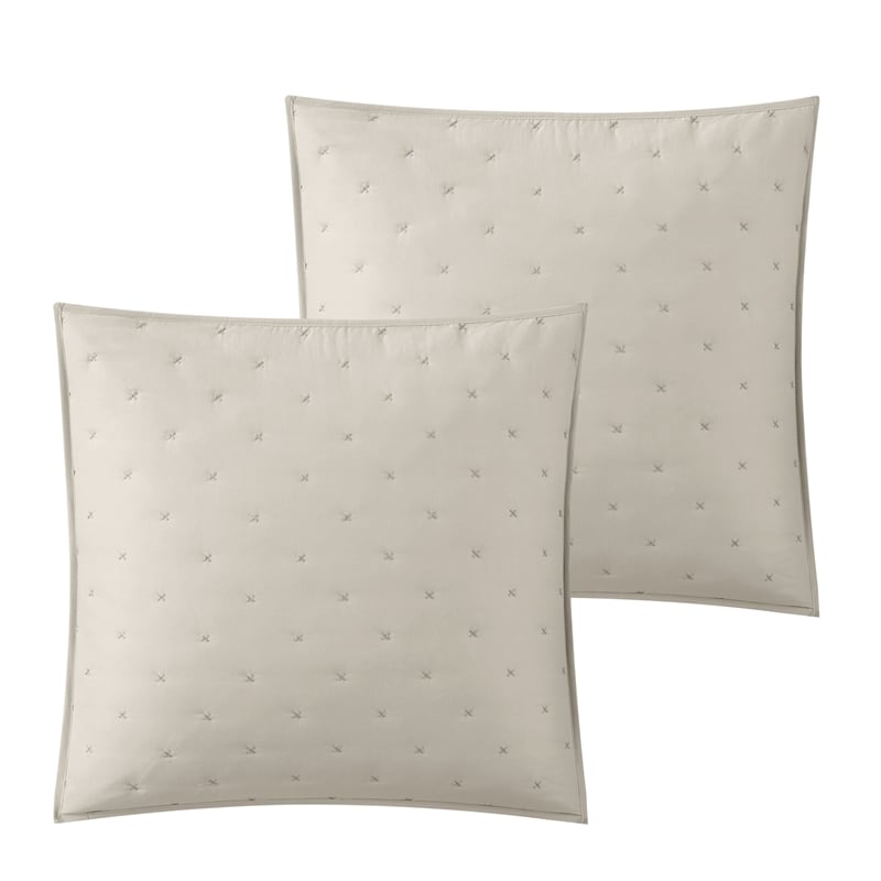 Posh Living Abilene 7pc Full/Queen Comforter Set Beige