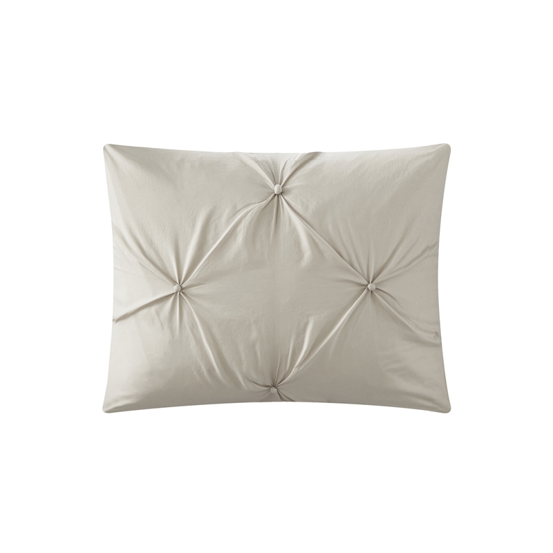 Posh Living Abilene 5pc Twin/Twin XL Comforter Set Beige
