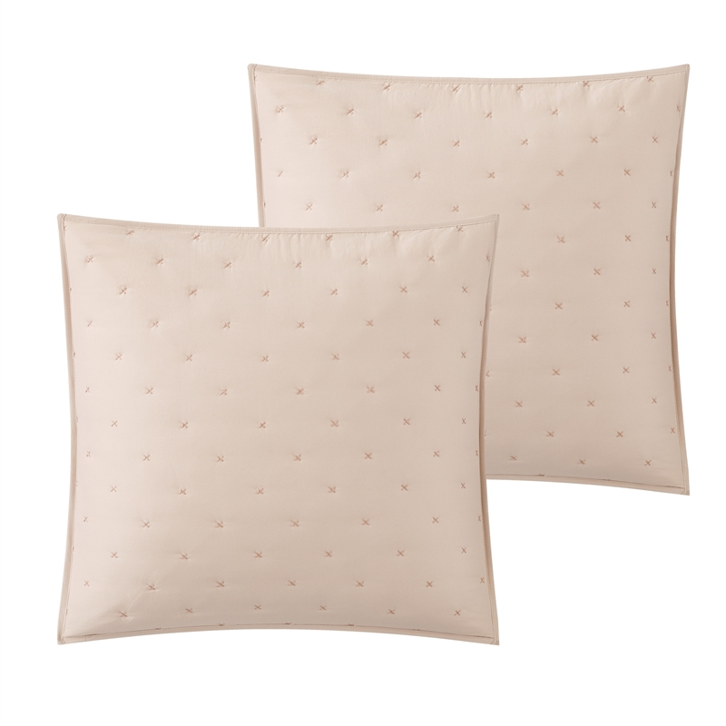 Posh Living Abilene 7pc Full/Queen Comforter Set Blush