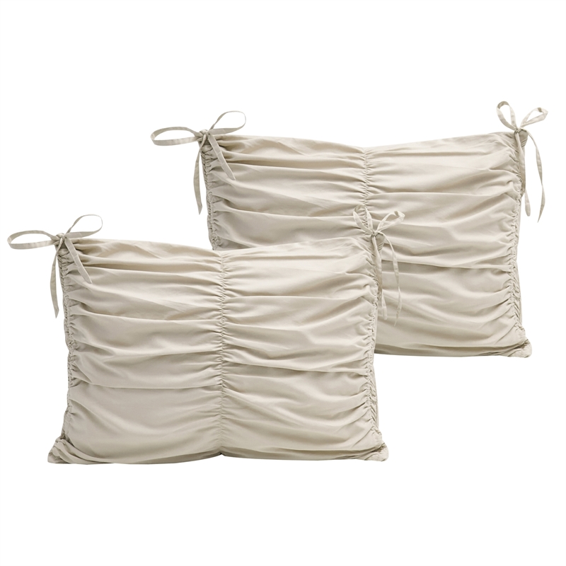 Posh Living Briseis 3pc Full/Queen Comforter Set Beige