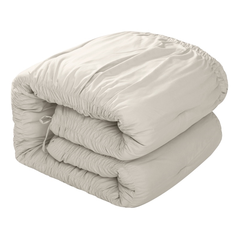 Posh Living Briseis 3pc Full/Queen Comforter Set Beige